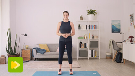14 Minuten »HIIT« Live-Workout