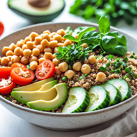 Foto von Rezept 2: Bunter Quinoa-Salat