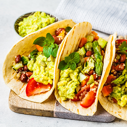 Foto von Rezept 3: Avocado-Gurken-Tacos